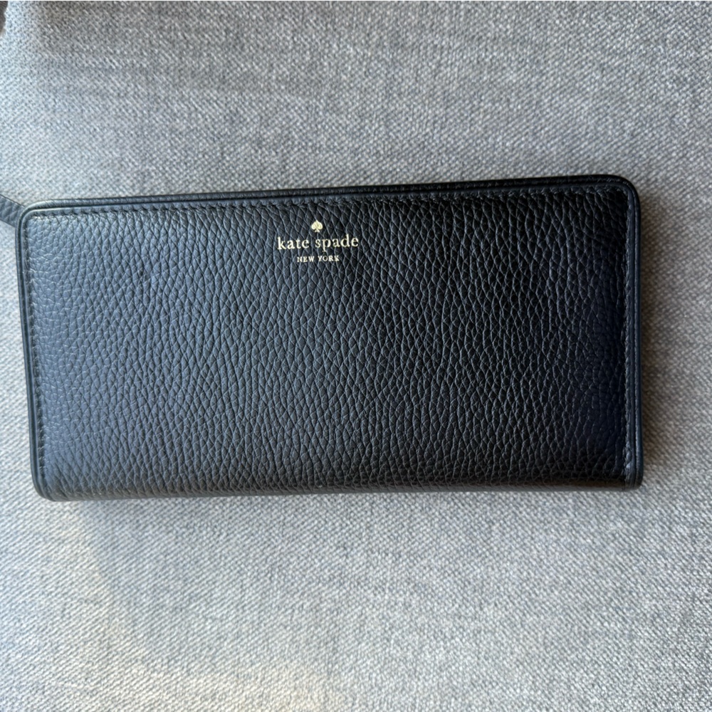 Kate Spade pebble leather wallet